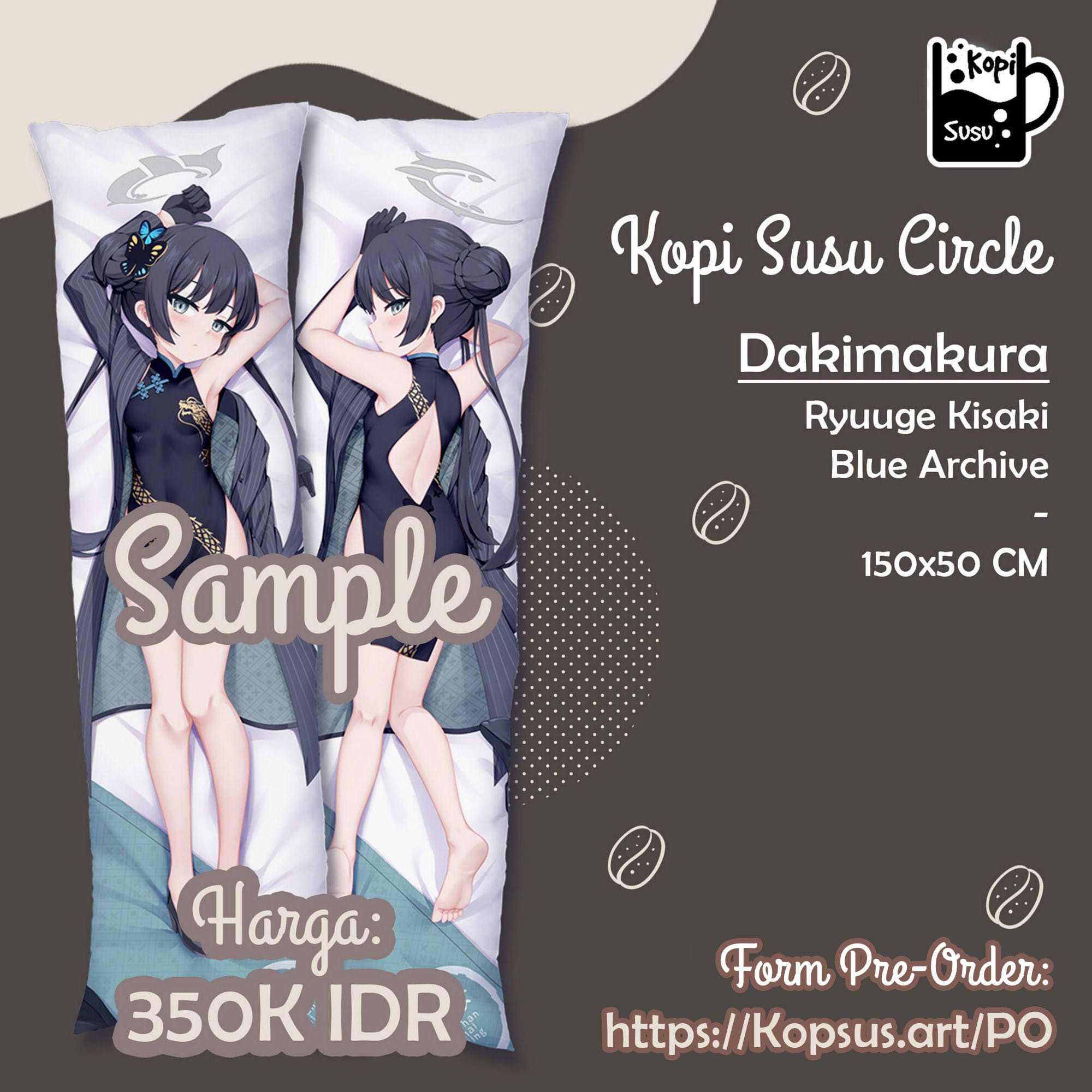 Dakimakura Sunohara Shun, Sunohara Kokona, Ryuuge Kisaki, Sorasaki Hina, Barbara Genshin Impact 150 x 50 cm
