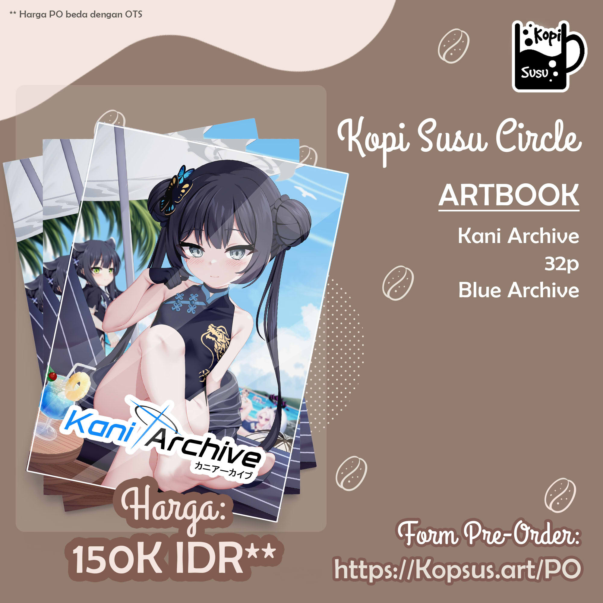 Blue Archive Unofficial Artbook Secret Archive File 1, Secret Archive File 2, Secret Archive File 3, Kani Archive